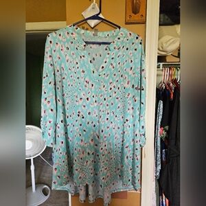 Soft 3/4 length sleeve top